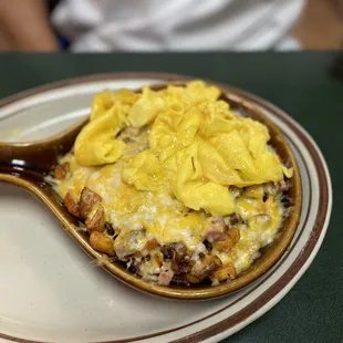 Bacon ham sausage skillet