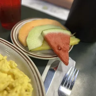 Fruit side with my breakfast