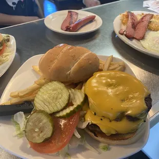 Double cheese burger