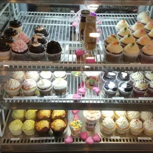 Cupcake display case