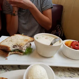 Chicken salad sandwich