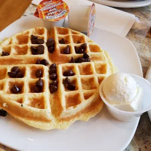 Waffle. Delicious but I prefer the French toast or pancakes