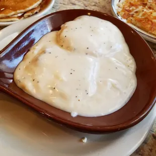half order of biscuits and gravy