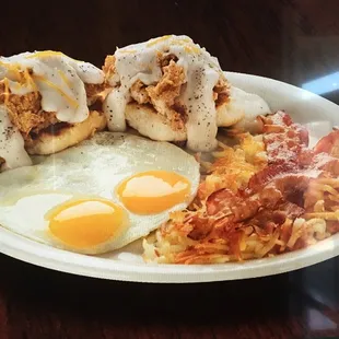 Chicken biscuit platter