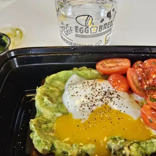 Avocado Toast with poached egg
