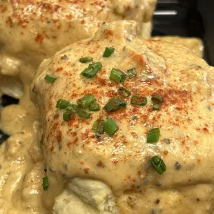 Biscuits and gravy. So good!