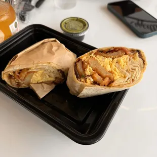 Applewood Smoked Bacon Burrito