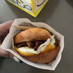 Bacon Egg and Cheese Sandwich