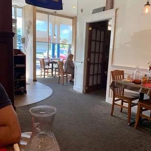 a man sitting at a table