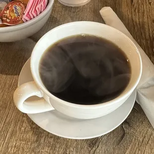 Hot coffee