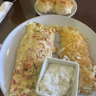 Corn Beef Hash Omelette
