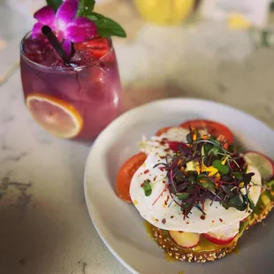 Avocado Toast &amp; Butterfly Lemonade