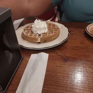 Cinnamon waffle