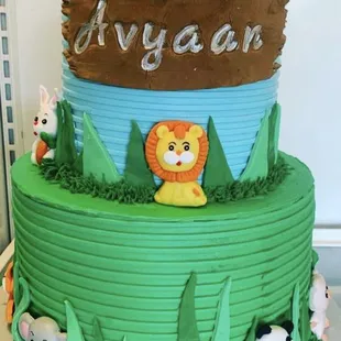1st year birthday cake