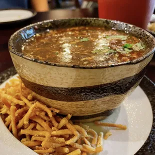 Egg Manchow Soup