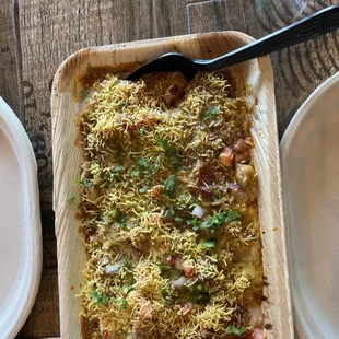Chole Samosa chat