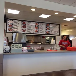 sushi and sashimi, interior