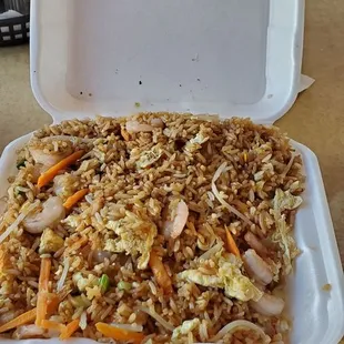 Shrimp fried rice