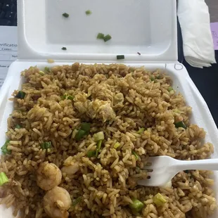 Shrimp fried rice $8.95