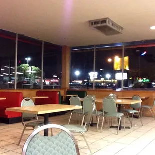 Large seating area