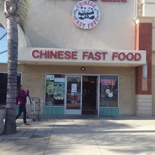 The outside of the place