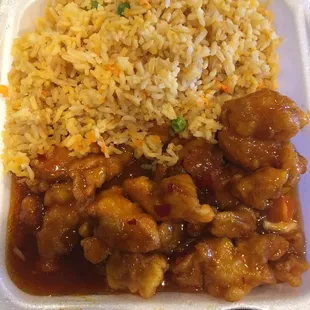 Orange chicken