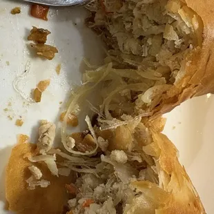 Glass noodles, ground pork, shredded veg, aahhhhmazing