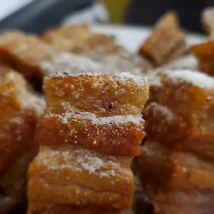 Roast pork belly