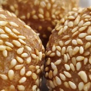 Husband approved sesame balls.