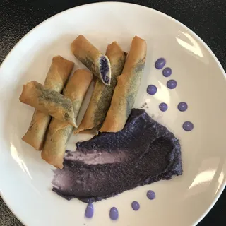 Purple Yam turon (Ube Turon)