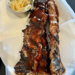Chicken BBQ Skewers Meal