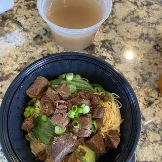 Wonton Beef Stew Noodles Soup