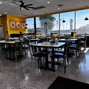 Part of the dining room.