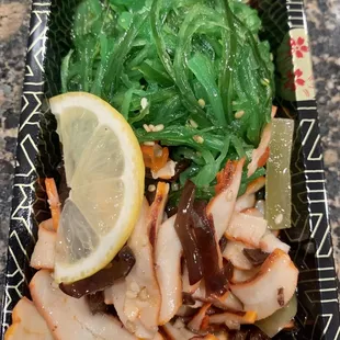 Seaweed Calamari Salad