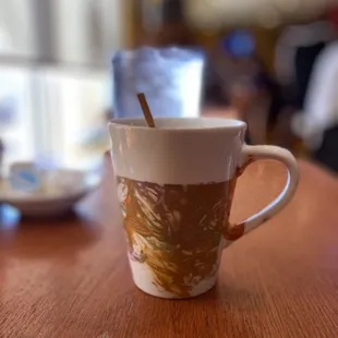 Coffee!! All the mugs are straight from your kitchen cabinet.