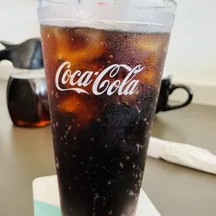 Coke products served here