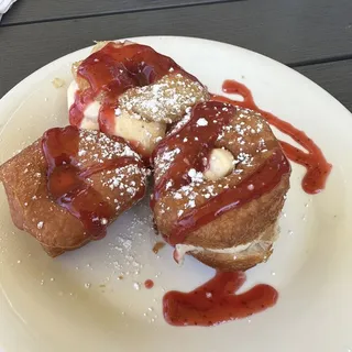 Strawberries & Cream Pancakes