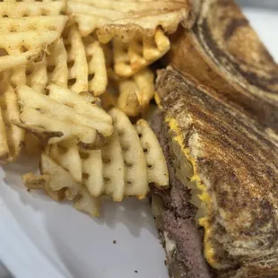 waffles, food
