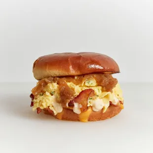 a bacon and egg sandwich