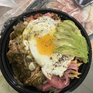 Green Enchilada Breakfast Bowl