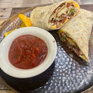 Three Pigs Burrito Breakfast