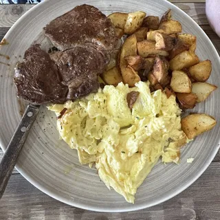 Steak with Eggs Breakfast