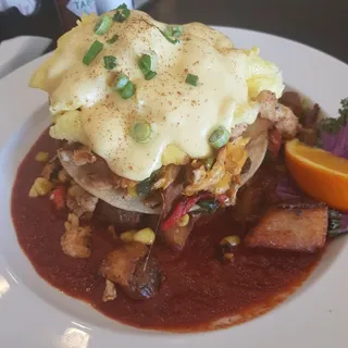 Baja Chicken Hash Stack
