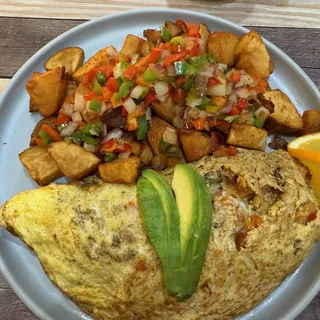The green hornet omelette.