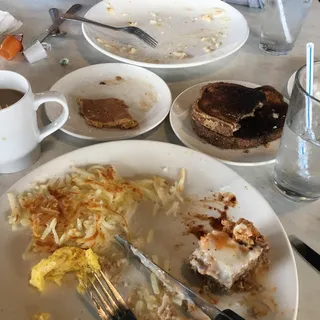 Biscuit and Gravy Omelets