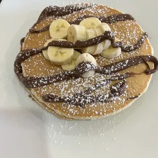 Nutella Banana Pancakes