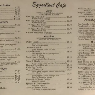 Menu - Back