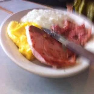 Ham,eggs and grits!