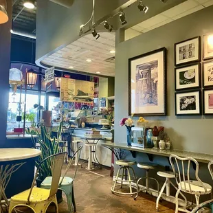 Eclectic decor inside of EggShell
