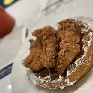 Chicken and waffles